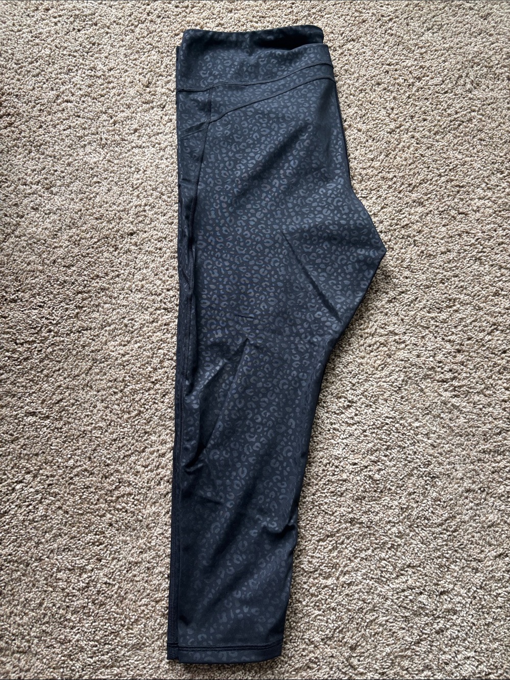 GAP Blackout Leopard-Print Leggings